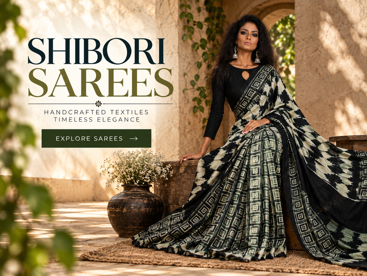 Shibori Sarees
