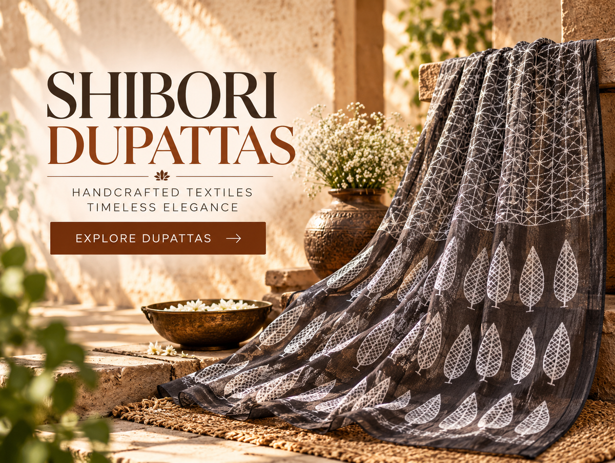Shibori Dupattas